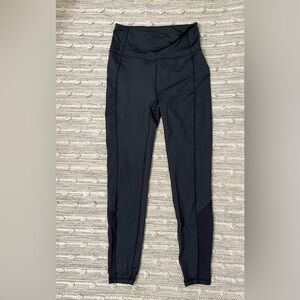 XS without walls leggings with sheer bottom design
